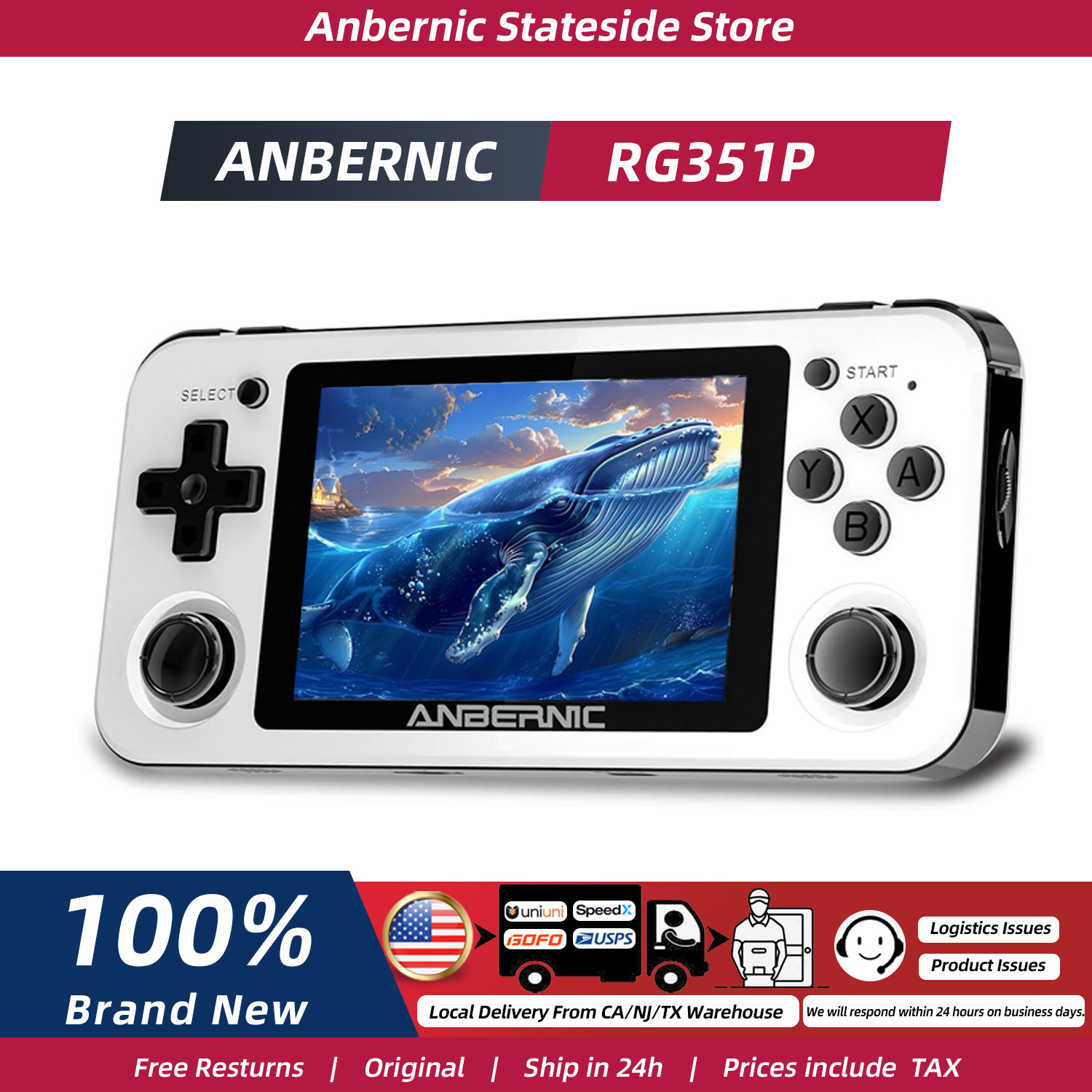 Retro Gaming Box - ANBERNIC RG351P 휴대용 레트로 게임 콘솔