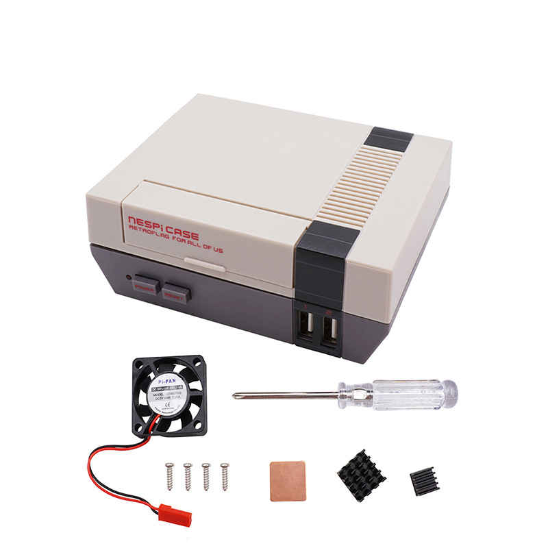 Raspberry Pi Retropie - 네스피 케이스+라즈베리 파이 1/2/3 모델 B+레트롤로그