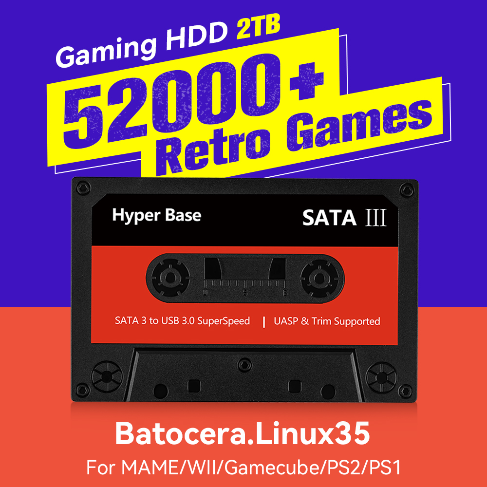 Retro Gaming For Windows - Batocera 500GB/2TB 레트로 게임 콘솔(52000개 이상의