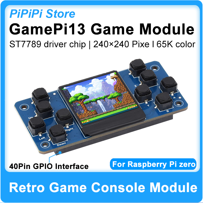 Raspberry Pi Retropie - GamePi13 레트로 게임 콘솔 모듈 1.3인치