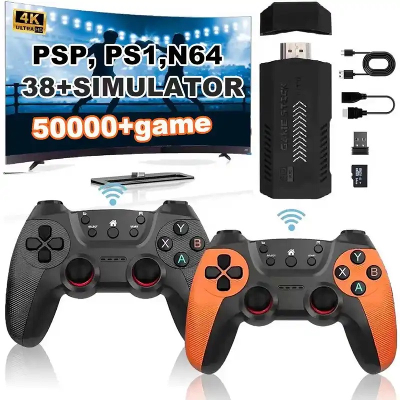 Retro Gaming X2 Pro - X2Pro TV 게임 스틱 4K HD