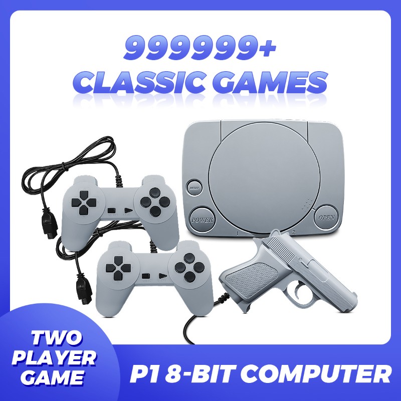 Retro Gaming Box - FC 플러그인 콘솔 디자인, 8비트 게임