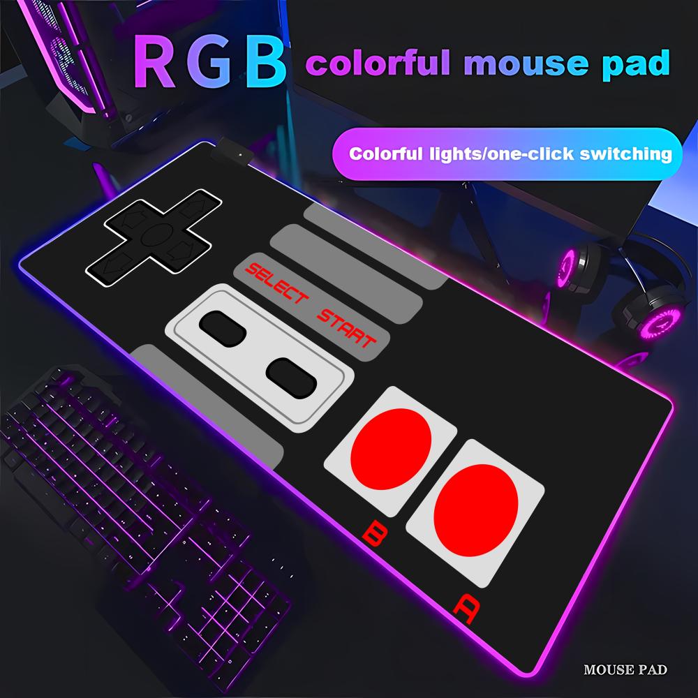 Retro Gaming Table - RGB 레트로 게임 컨트롤러 대형 마우스