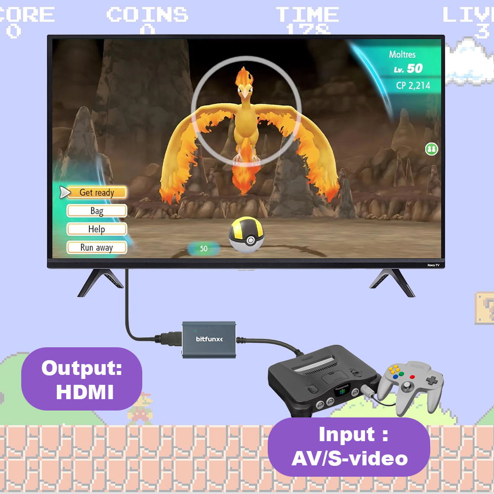 Bitfunx 720P Svideo/AV-HDMI 어댑 - Retro Gaming Box 리뷰 및 가격