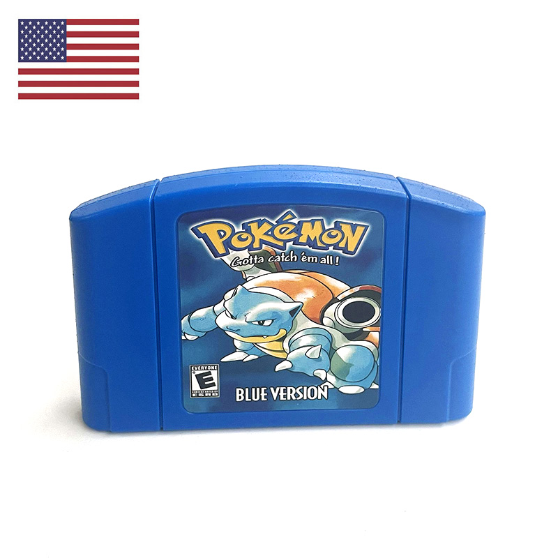 미국 NTSC 버전 영어판 포켓몬 블루 N64 레트로  - Retro Gaming Box 리뷰 및 가격