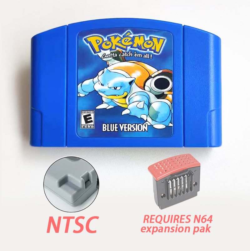 미국 NTSC 버전 영어판 포켓몬 블루 N64 레트로  - Retro Gaming Box 리뷰 및 가격