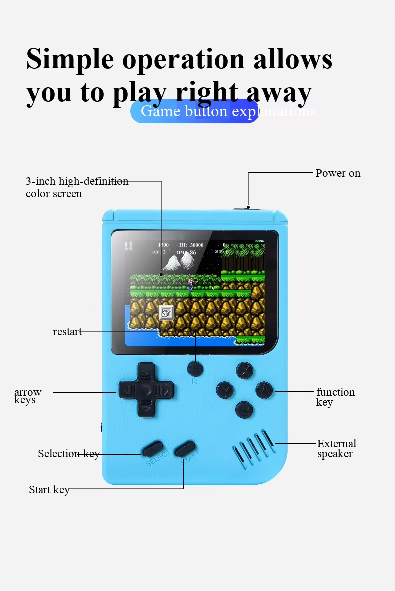 400가지 미니 게임이 내장된 휴대용 레트로 비디오 게 - Retro Gaming Gameboy 리뷰 및 가격