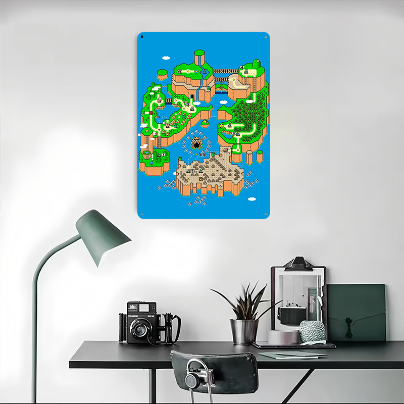 공룡랜드 메탈 포스터 맞춤형 벽 장식 레트로 빈티지 양 - Retro Gaming Island 리뷰 및 가격