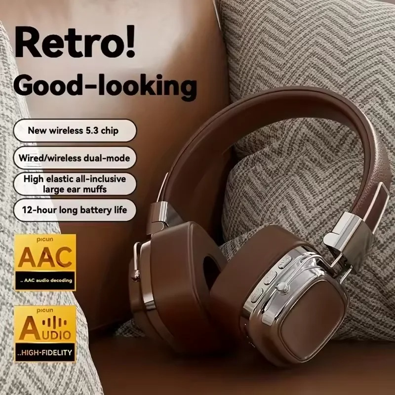 2025년 신제품 5.3 접이식 무선 블루투스 헤드셋  - Retro Gaming Phone 리뷰 및 가격