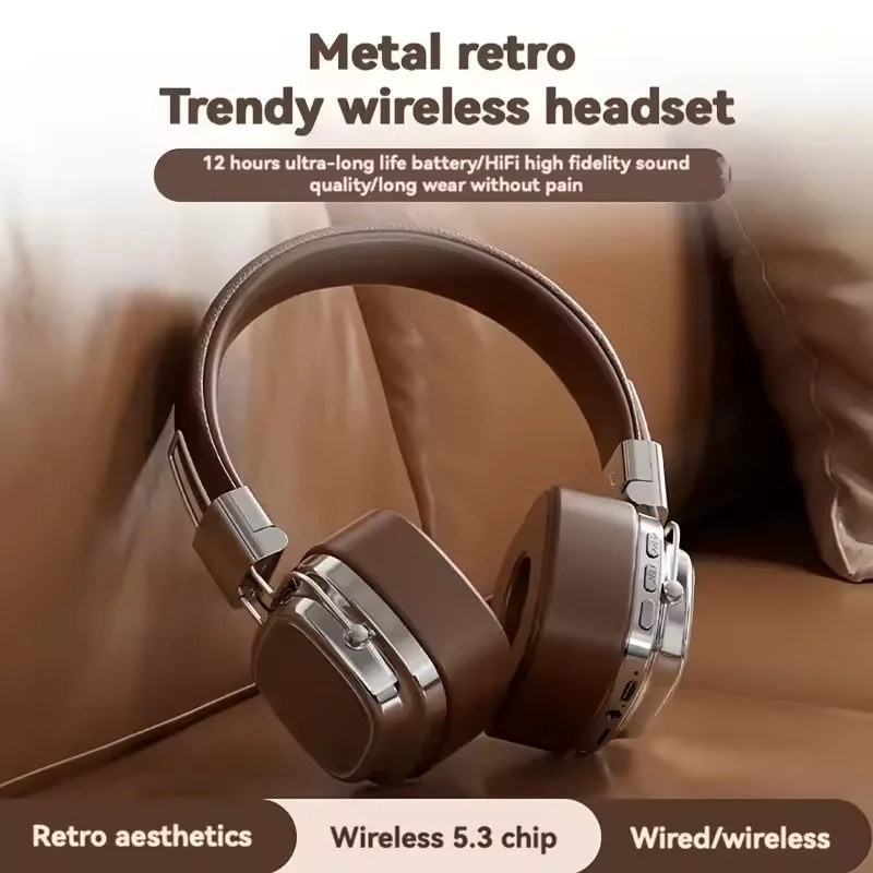 2025년 신제품 5.3 접이식 무선 블루투스 헤드셋  - Retro Gaming Phone 리뷰 및 가격