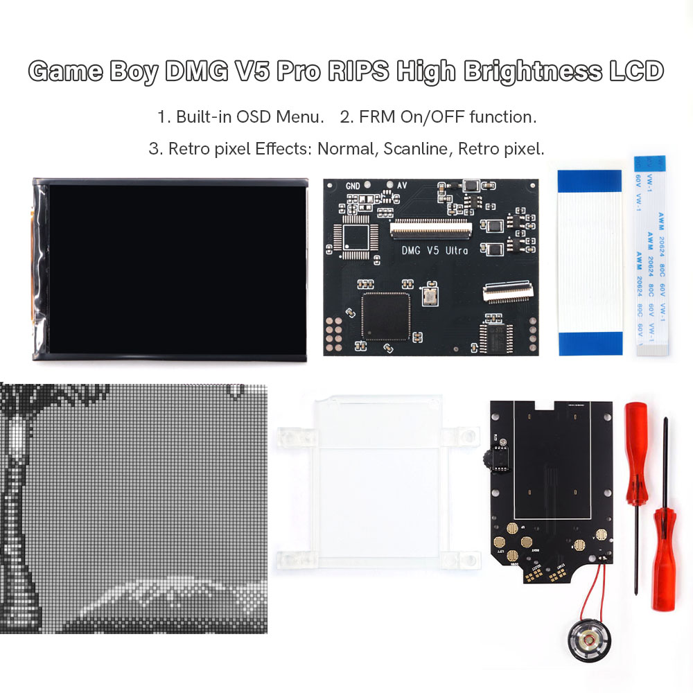 HISPEEDIDO GB Dmg V5 Pro 36컬러  - Retro Gaming Gameboy 리뷰 및 가격