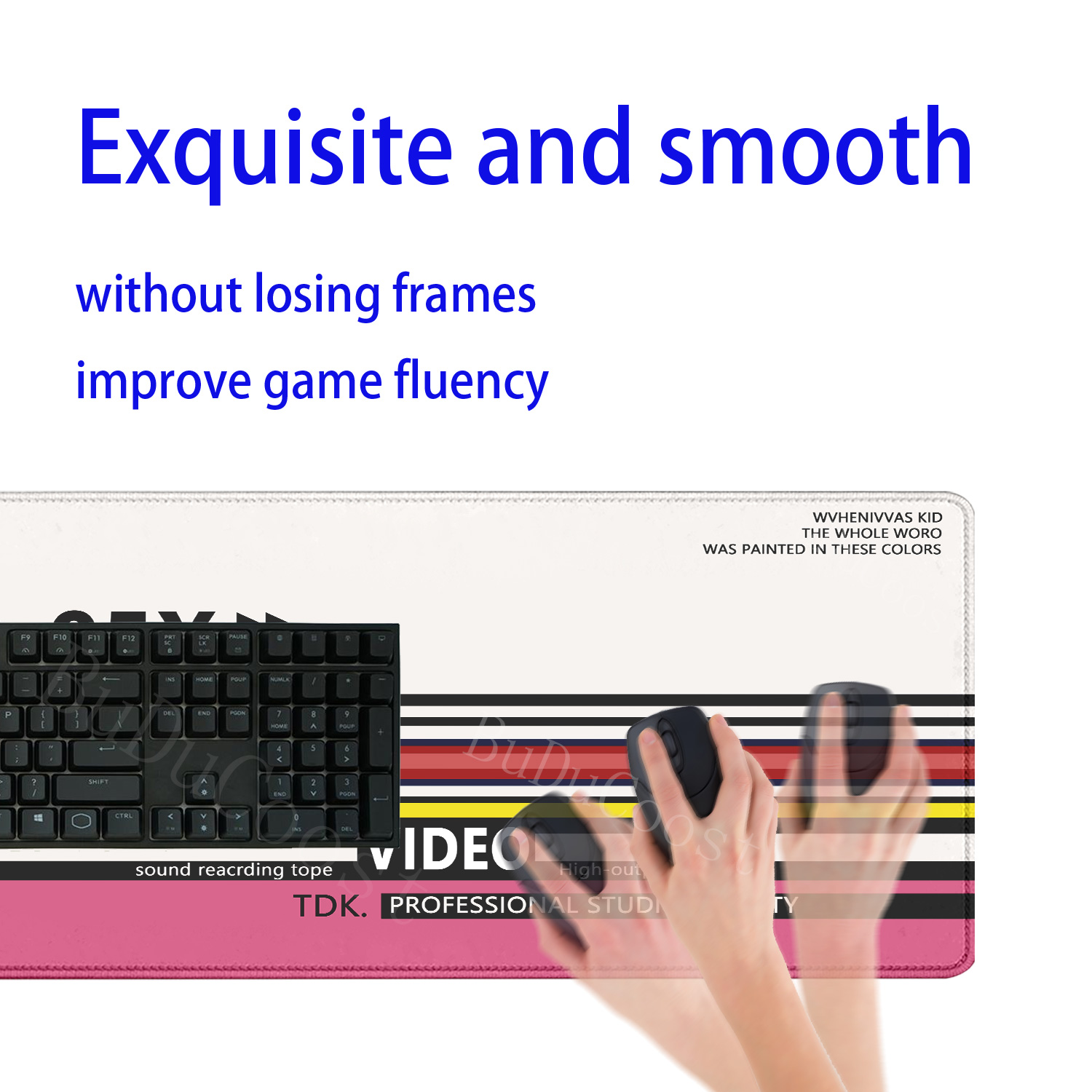 PC 게임 키보드 패드 큰 레트로 VHS 스타일 마우스 - Retro Gaming Keyboard And Mouse 리뷰 및 가격