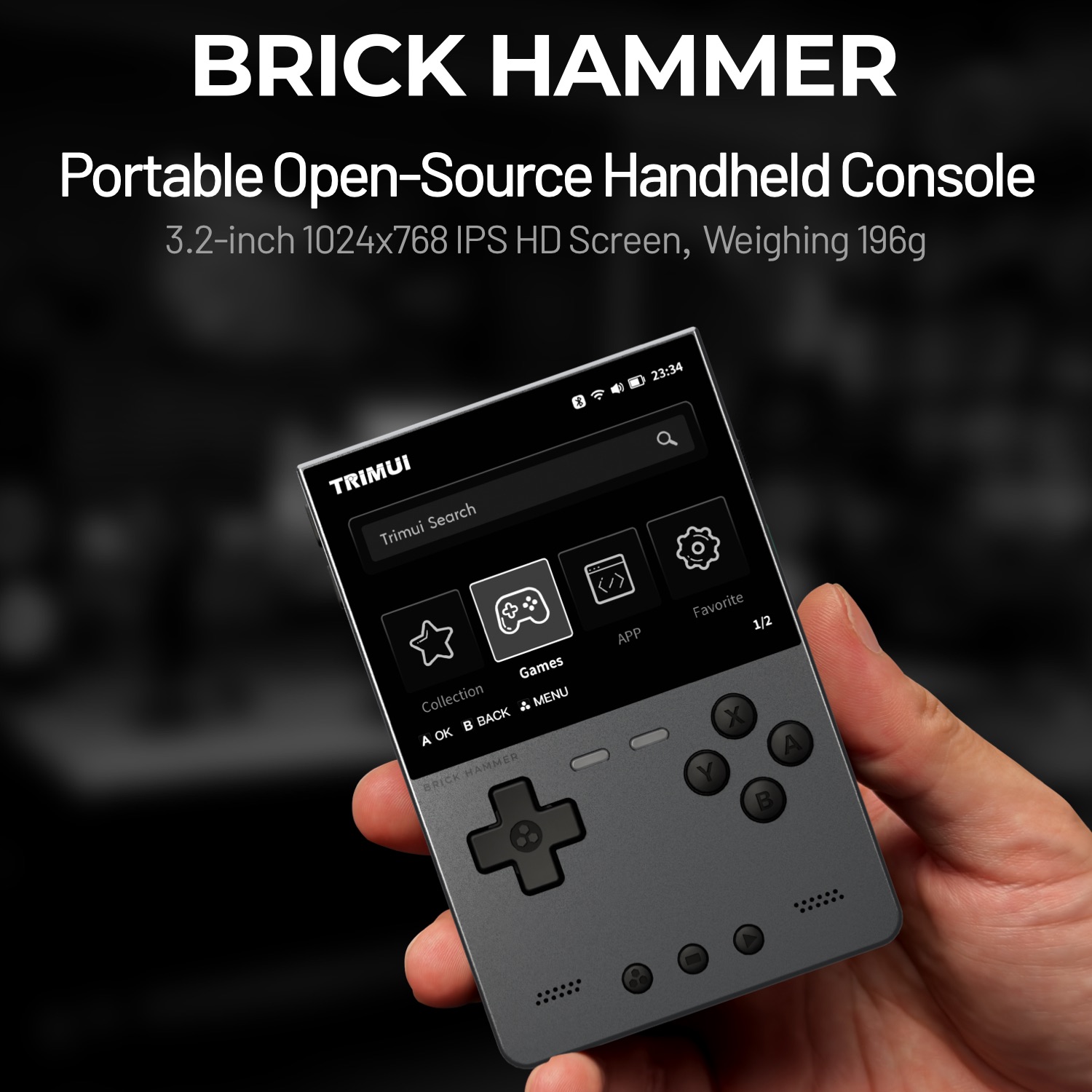 TRIMUI BRICK HAMMER 레트로 휴대용 게임 - Retro Gaming Phone 리뷰 및 가격