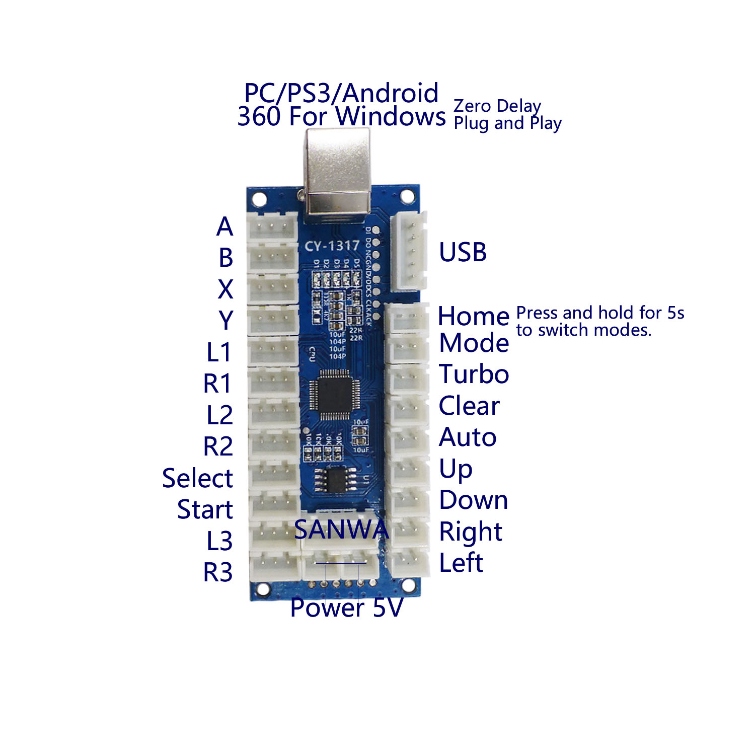 SJ@JX 아케이드 USB 인코더 LED 버튼 조이스틱 - Raspberry Pi Retropie 리뷰 및 가격