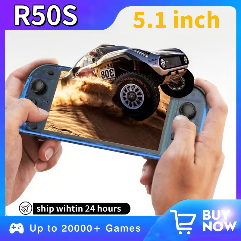 5.1인치 신형 R50S 레트로 휴대용 비디오 게임 콘 - Retro Gaming Box 리뷰 및 가격