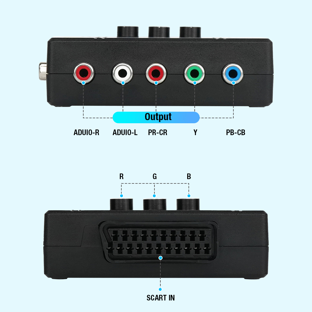 RGBS VGA에서 YPBPR 컴포넌트 변환기 RGBS - Retro Gaming Box 리뷰 및 가격